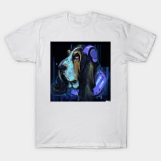 Cyber Punk Basset T-Shirt